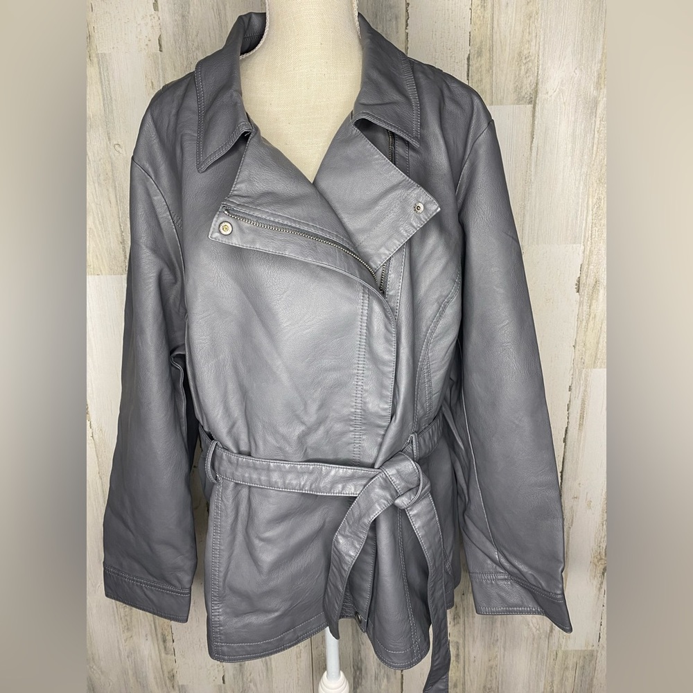 Kate & Mallory faux leather jacket